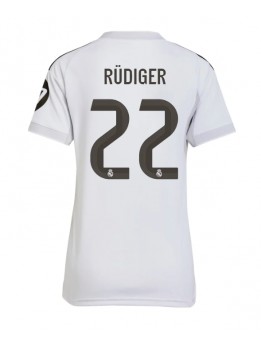 Real Madrid Antonio Rudiger #22 Replika Hemmakläder Dam 2025-26 Kortärmad